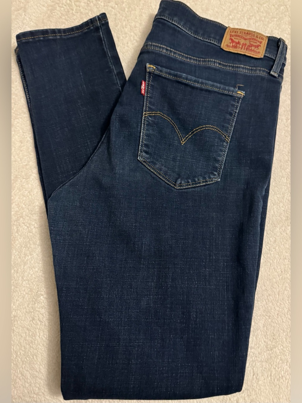 Levi's 311 Shaping Skinny Indigo Jeans with Contrast Stitching